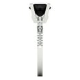 thumbnail image 3 of Solitaire with Accents Engagement Ring for Women - 1.71ct Natural Onyx in 14K White Gold Promise Ring, 3 of 6