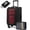 Black&Red, variant on Carry On Luggage 22x14x9 Airline Approved, 22-Inch Suitcases with Spinner Wheels, Soft side  Luggage with TSA Lock for Men Women Business Trip, Lightweight Large Capacity Luggage for Travel