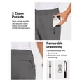 thumbnail image 6 of SPECIAL MAGIC Men’s Stretch Golf Pants Slim Fit Lightweight Hiking, Casual & Dress Tapered Pants with Zipper Pockets, 6 of 7