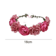 thumbnail image 2 of Corona de rosas ajustable, diadema para mujer y niña, corona de pelo romántica, Tiara, boda, fiesta de cumpleaños MFZFUKR CPB-DE-LYY882-6, 2 of 5