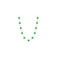 thumbnail image 1 of Frosted Emerald Necklace on 14K Rose Gold Bezel Set 2.00 ct.tw, 1 of 7