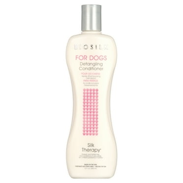 BioSilk Silk Therapy Detangling Conditioner for Dogs Sulfate and Paraben Free 12 oz