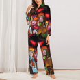 thumbnail image 3 of Lsque Scooby-Doo Pattern Long Sleeve Pajama Set for Women - Soft 2-Piece Sleepwear and Loungewear Set with Pockets, Comfy Nightwear, 3 of 8