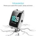 thumbnail image 2 of Protector de pantalla de TPU, cubierta de reloj todo incluido para ID205L Willful SW021 (plata) Ehuebsd Para estrenar, 2 of 8