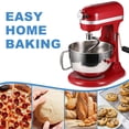 thumbnail image 5 of Stainless Steel Spiral Dough Hook for KitchenAid 5 Plus-6QT Mixer, Bowl Lift Stand Mixer Accessory Dough Hook Attachment  for Bread, Pizza, Pasta, Cookies, 5 of 7