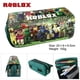 thumbnail image 3 of ROBLOX Virtual World estuche de lápices de lona de doble capa de gran capacidad, caja de papelería, suministros de billetera para estudiantes, regalos para niños, 3 of 4