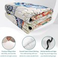 thumbnail image 4 of King Quilt Set 96''x106'', Coastal Sea Turtle Lightweight Bedspread Coverlet Set with 2 Pillow Shams, Rustic Vintage Nautical Starfish Coral Breathable All Season Quilt Bedding for Bedroom/Guest Room, 4 of 9