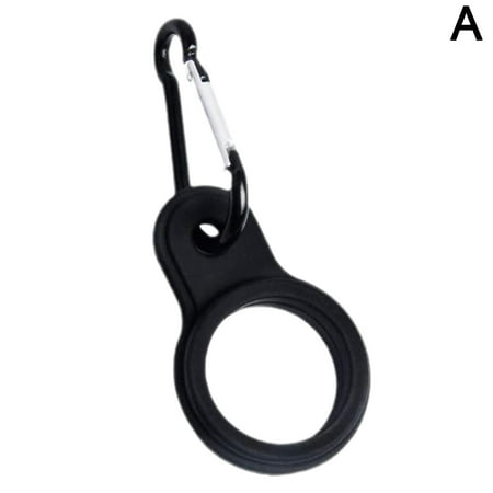 Water Bottle Holder With Carabiner Clip Silicone For Outdoor Camping Backpack S4Y7