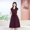 thumbnail image 5 of Enssy Women's Casual Dress – Elegant Simple Design, Lightweight Feel, Daily Wear, Chic and Refined Look, 5 of 11