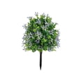 thumbnail image 2 of Planta artificial de eucalipto Seplovoe con estaca para suelo - 55 cm (21,65") Flor artificial multicolor de plástico PE para decoración de jardín, patio o balcón, 2 of 6