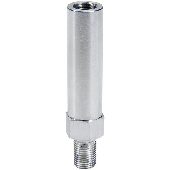 Allstar Performance ALL18525 Hood Pin Extension - 2-3/4 in Long - 1/2-20 in Male to 1/2-20 in Female Thread - Clear Anodized Aluminum - Each
