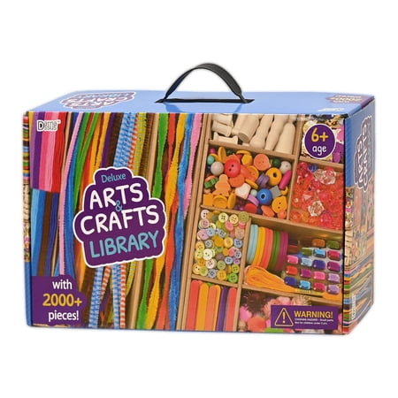 Bibana 2000+ Craft Kit Library Crafts Vault Supplies Arts & Crafts Kit Crafting Set Kits Science Kits & Toys Creative Set Mega Art & Craft Materials Kit Box for Kids Ages 6-12 Gift