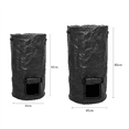 Garden Yard Compost Bag with Lid Waste Sacks Composter 15 Gallon