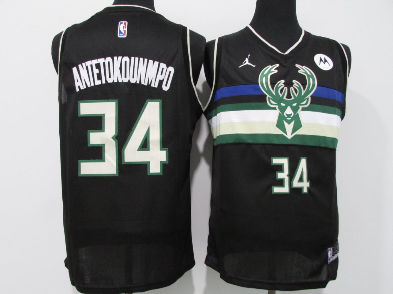 giannis black youth jersey