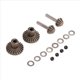 thumbnail image 3 of 3X Juego de Engranajes de Puente de Metal para Piezas de Actualización de Coche MN 1/12 99D 99s C14 24 RC, 3 of 5