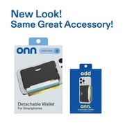 onn Universal Detachable Wallet for Smartphones - Black