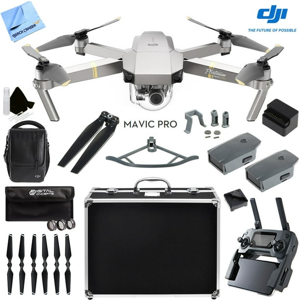 Pro Platinum Quadcopter Drone with 4K Camera Fly More Combo with 2 More Batteries Ultra - Walmart.com
