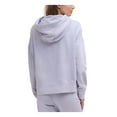 thumbnail image 2 of DKNY Womens Purple Pocketed Drawstring Hood Logo Graphic Sweatshirt M, 2 of 4