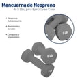 thumbnail image 4 of Set de 2 Mancuernas de Neopreno Bluelander 5 lbs, 4 of 4