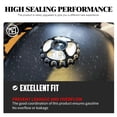 thumbnail image 5 of Motorcycle Gear Fuel Gas Cap Tank Cover Fit For Harley Sportster Touring Softail, 5 of 5