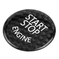 thumbnail image 1 of Cubierta de interruptor de botón de arranque y parada de motor de coche, fibra de carbono negra, para BMW serie 1-7 X1 X3-X6, 1 of 8