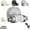 White, variant on Integrated Suction Cup Shower Rack Wall Mounted Non Perforated Shower Fixture, Adjustable Removable Shower Head Holder for Bathroom, Apartment, Dorm Use Universal Fit for Most Shower Heads (Set*3)