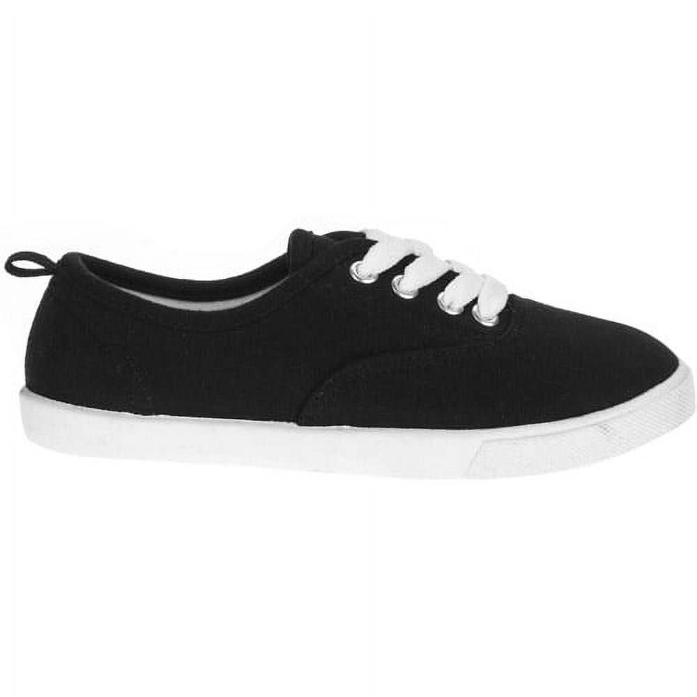 Faded Glory Girls' Lace-Up Canvas Casual Shoe - image 2 of 4