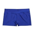 thumbnail image 4 of Doomiva Children Girls Gymnastics Dance Shorts Cycling Running Dancing Shorts Stretch Sports Bottoms Royal Blue 6, 4 of 5