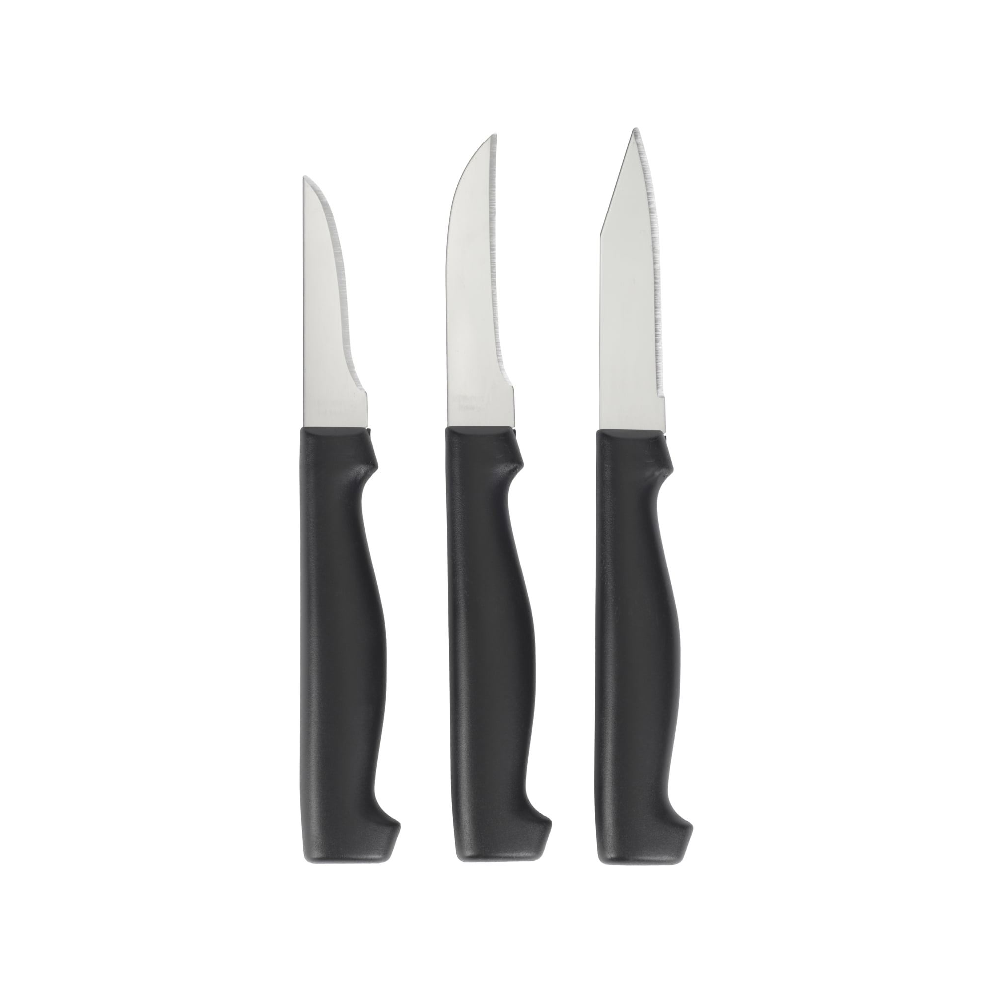 GoodCook Silver 3Piece Stainless Steel Kitchen Paring Knife Set