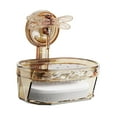 thumbnail image 4 of TISHITA Dragonfly Suction Cup Soap Box Sponge Holder Soap Container Soap Dish Soap Tray for Bath Bathtub Toilet Countertop Decorative brown, 4 of 8