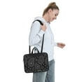 thumbnail image 7 of ZICANCN Laptop Case 15.6 inch, Paisley Black Abstract Aesthetic Work Shoulder Messenger Business Bag for Women and Men, 7 of 7
