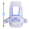 thumbnail image 3 of Disney and Pixar Toy Story 5 Rocket Ship Playset Cardboard Spaceship Craft Kit, Color Your Own Activity, Buzz Lightyear Alien Stickers, Kids Toy Ages 3+, 3 of 6