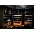 thumbnail image 3 of Vintageview Ww-051-1C Evolution 15" W X 5" H 1 Bottle Wall Mounted Wine Rack - Matte Black, 3 of 3