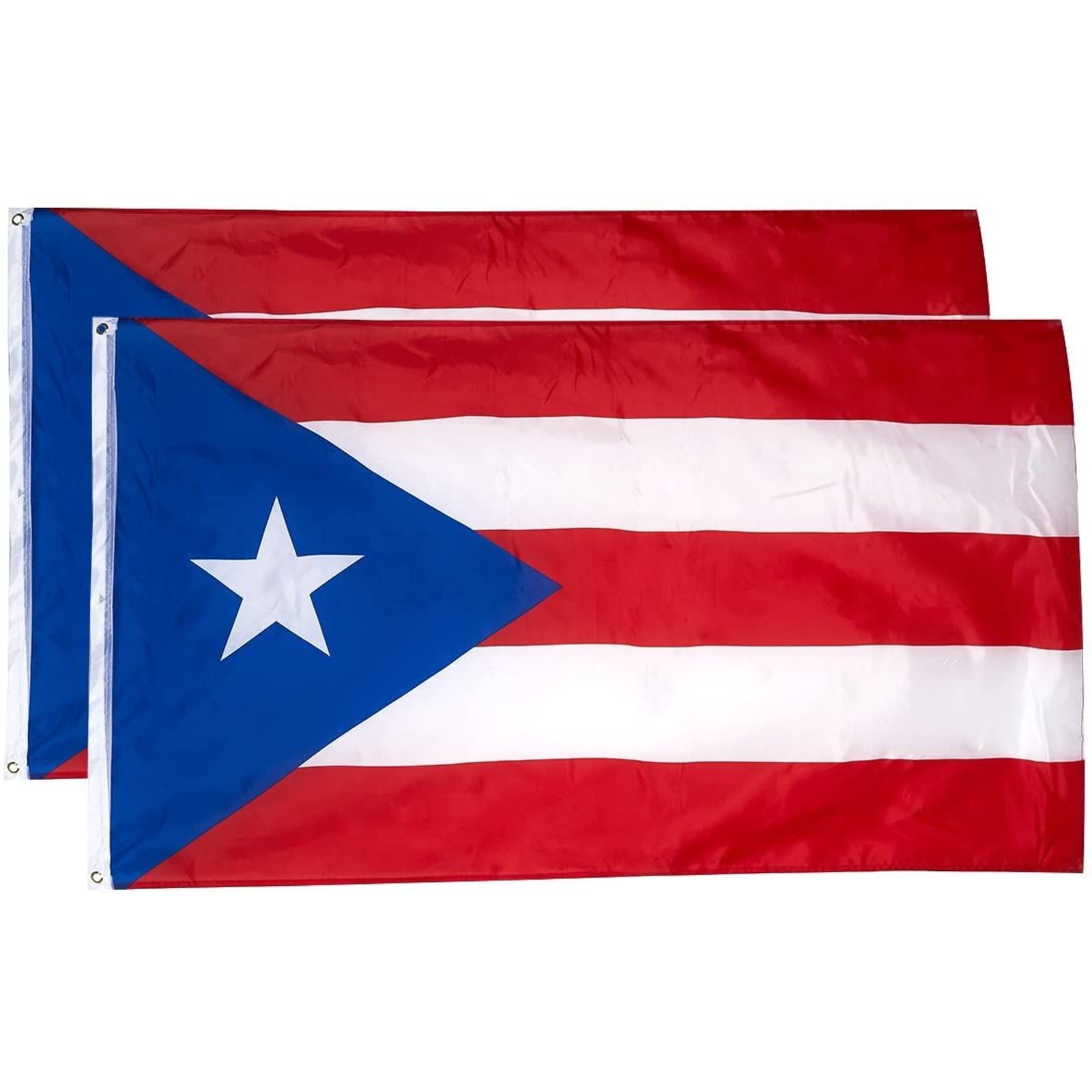 Puerto Rico Flag Umbrella Automatic Open Stick New Condition
