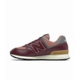 thumbnail image 2 of sneakers men new balance 574 Burgundy Bordo Size 45 / 11, 2 of 5