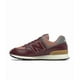 thumbnail image 2 of sneakers men new balance 574 Burgundy Bordo Size 45 / 11, 2 of 6