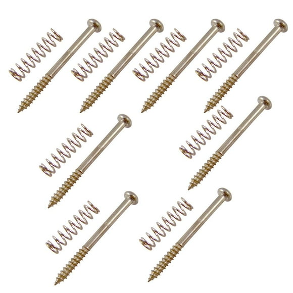 Tornillos de pastilla de Hierro perfecl de 3 mm para piezas de bajo eléctrico plateado