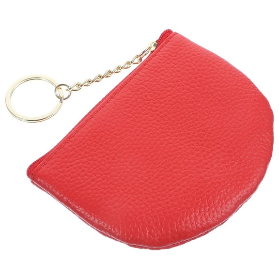 LOLIPPYY 1Pack ladies small purse in Red PU for Storing Small Items