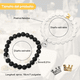 thumbnail image 3 of 2pc Pulseras Para Parejas Imán Brilla Oscuridad, Amor Eterno Xtellar negro, 3 of 3