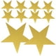 thumbnail image 5 of 24 recortes de estrellas doradas con purpurina, grandes recortes de estrellas de papel de doble cara, decoraciones de estrellas doradas para tablones de anuncios, aulas, paredes, fiestas, 5 of 7