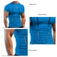 thumbnail image 4 of Camiseta deportiva para hombre, camiseta de entrenamiento transpirable, manga corta con estampado bonito para gimnasio, 4 of 5
