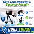 thumbnail image 4 of Power-Up RC Paper Airplane Kit with Gyro Stabilizer–DIY Electric Remote Control Plane,Dual Propellers,Foldable Flying Stem Toy,Micro Fixed Wing Drone (Paper Not Included)B, 4 of 7