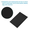 thumbnail image 3 of Down Jacket Repair Patch 6" x 8", 10 Pack Self Adhesive Nylon Fabric Patch for Tent Clothes, Black, 3 of 6