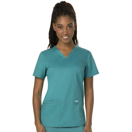 

Cherokee Workwear Revolution Women s Scrubs Top V-Neck WW620