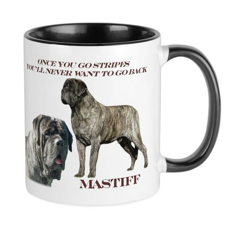 

CafePress - Mastiff Brindle Male Mug - Ceramic Coffee Tea Novelty Mug Cup 11 oz