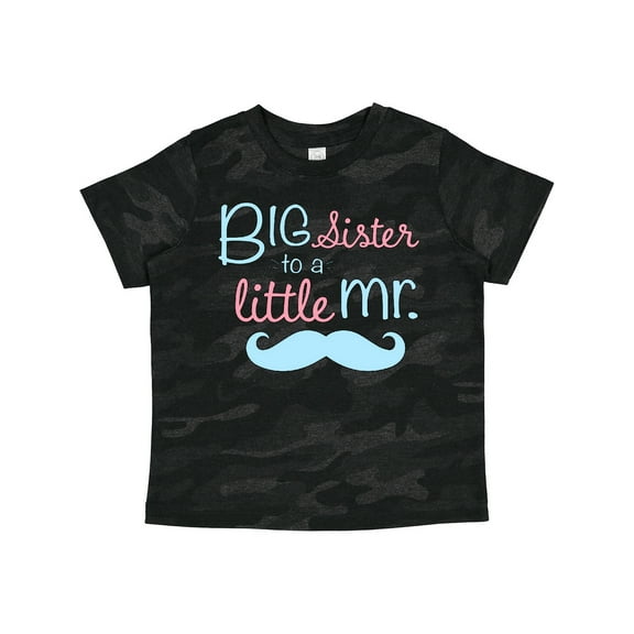Inktastic Big Sister to a Little Mr Girls Toddler T-Shirt