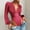 Rouge, variante sur Justaucorps à Col en V Profond pour Femmes, Manches Longues Bouffantes, Hauts Triangle, Manches Lanterne, Dentelle Extensible, Combinaison à Décolleté Plongeant