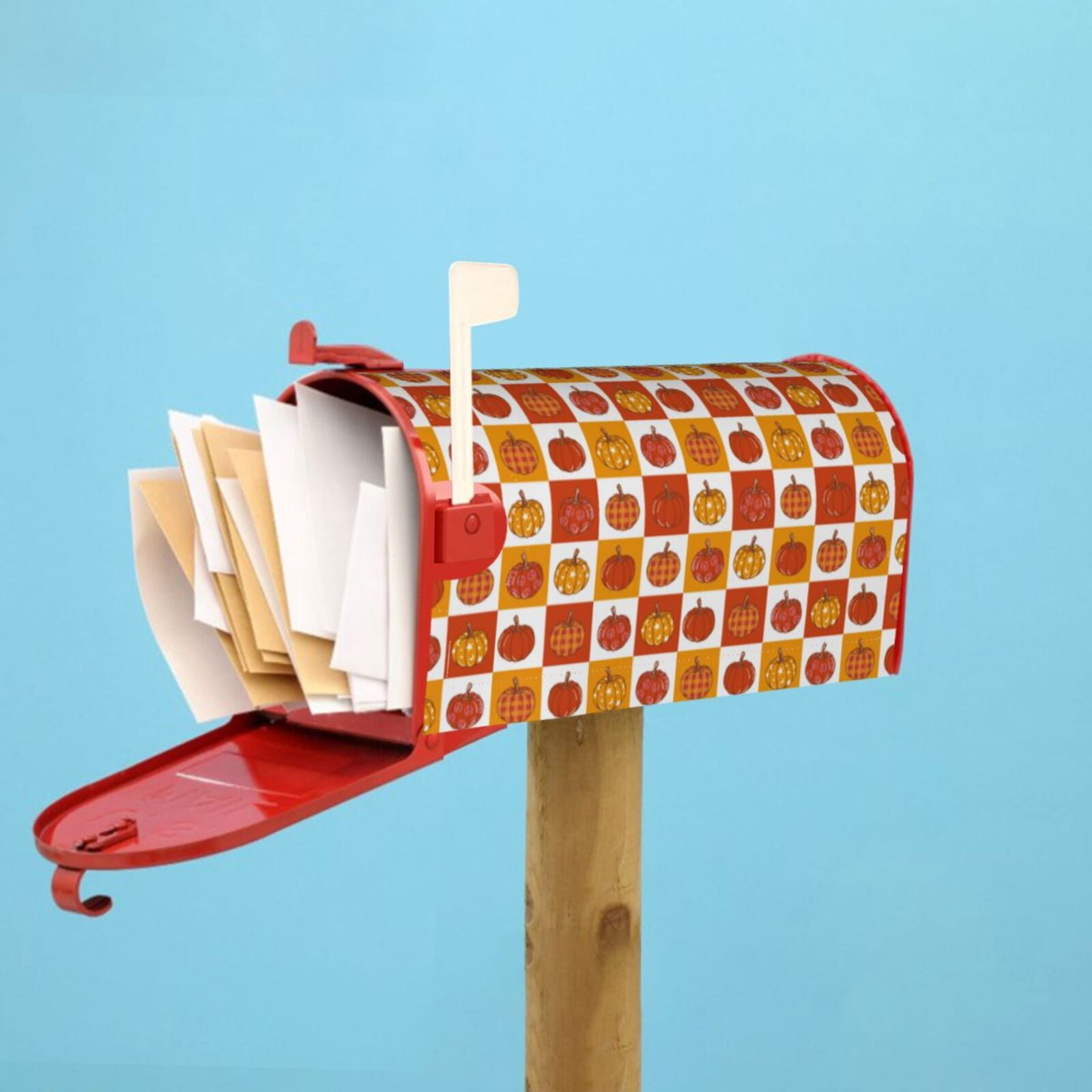 Kdxio Magnetic Mailbox Cover 21x18 in Mailbox Cover Outdoor Decoration Holiday Mailbox Covers for Home Garden Yard-21x18 in