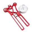 thumbnail image 2 of S SERENABLE Outil de Réparation de Tensiomètre de Rayons de Bicyclette Alliage d'Aluminium Fabrication de Roues Accessoires d'Extérieur Robuste avec Affichage Pièce d'Horloge Rouge, 2 of 9