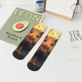 thumbnail image 7 of Pofeuu Cute Sunflower Guinea Pig Print 30cm Socks, Adult Running Hiking Socks for Youth and Adult, 7 of 7